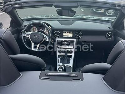 Usado Mercedes SLK200 184 CV (135 kW) 2013 Gris / plata Descapotable