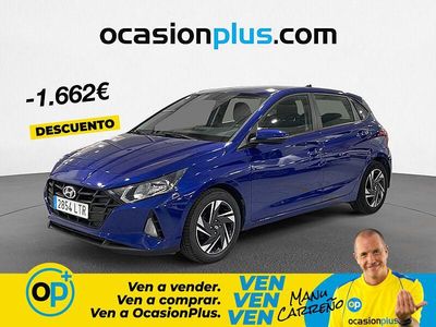 Usado Hyundai i20 100 CV (73 kW) 2021 Azul Berlina