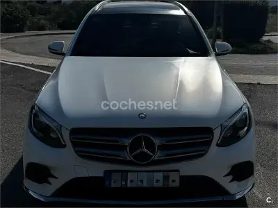 Usado Mercedes GLC220 AMG line 170 CV (125 kW) 2016 Blanco SUV