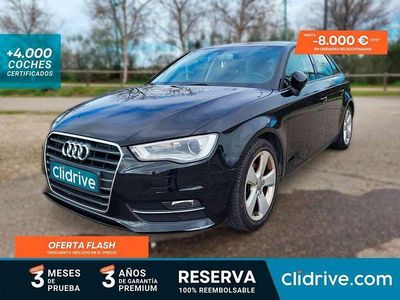 Usado Audi A3 Sportback Attraction 150 CV (110 kW) 2014 Negro Utilitario