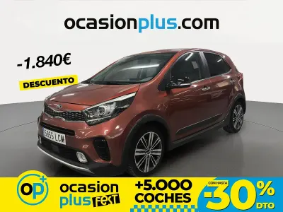 Usado Kia Picanto X-Line 100 CV (73 kW) 2019 Naranja Utilitario