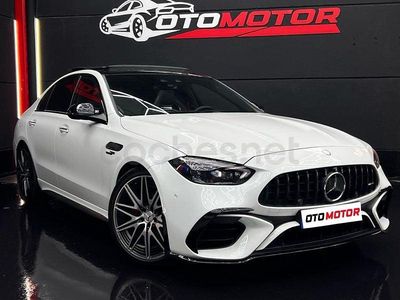 Usado Mercedes C63S AMG 680 CV (500 kW) 2023 Blanco Berlina
