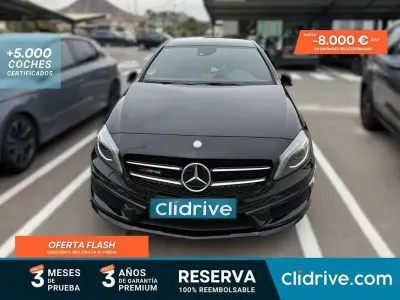 Occasion Mercedes A200 AMG line 136 PK (100 kW) 2014 Zwart Hatchback