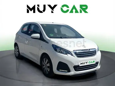 Usado Peugeot 108 Allure 82 CV (60 kW) 2017 Blanco Utilitario