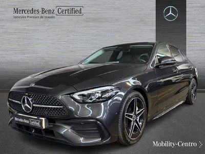 Usado Mercedes C220 AMG line 200 CV (147 kW) 2021 Gris grafito Berlina