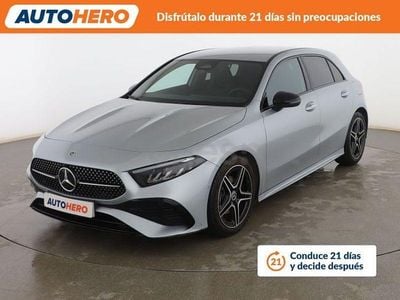 Usado Mercedes A180 AMG line 136 CV (100 kW) 2025 Gris Berlina