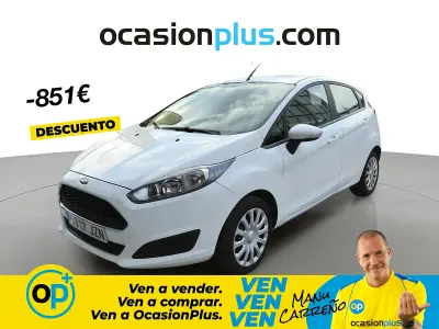 Usado Ford Fiesta Trend 75 CV (55 kW) 2017 Blanco Utilitario