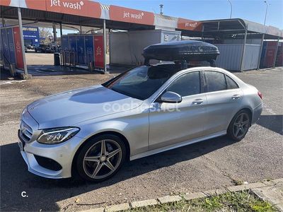 Gris / plata Usado 2016 Mercedes C220 AMG line Berlina | 21.000 € (Precio justo)