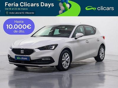 Usado Seat Leon Style 115 CV (84 kW) 2021 Blanco Berlina