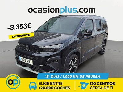 Usado Peugeot Rifter GT 130 CV (95 kW) 2024 Negro Monovolumen