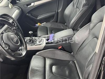 Usado Audi A4 S-Line 136 CV (100 kW) 2014 Negro Familiar