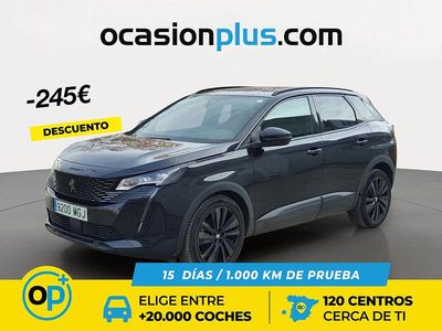 Usado Peugeot 3008 GT 130 CV (95 kW) 2023 Negro SUV