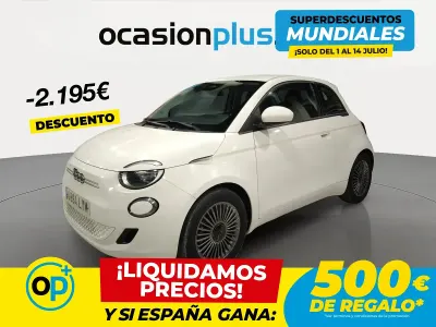 Usado Fiat 500e Icon 86 kW (118 CV) 2022 Blanco Utilitario