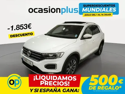 Usado VW T-Roc Sportline 150 CV (110 kW) 2020 Blanco SUV