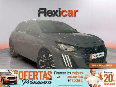 Usado Peugeot 208 Allure 100 CV (73 kW) 2025 Gris Utilitario