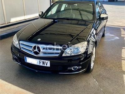 Usado Mercedes C220 Elegance 150 CV (110 kW) 2007 Negro Berlina