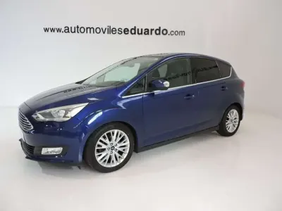 Begagnad Ford C-MAX Titanium 125 HK (91 kW) 2016 Blå Minibuss