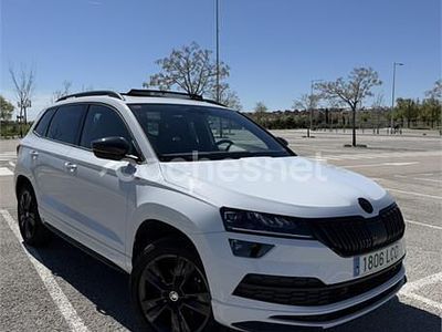 Usado Skoda Karoq SportLine 150 CV (110 kW) 2019 Blanco SUV