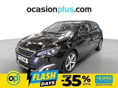 Usado Peugeot 308 GT-line 150 CV (110 kW) 2015 Negro Utilitario