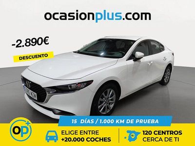 Usado Mazda 3 Prime-Line 140 CV (102 kW) 2025 Blanco Berlina