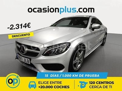 Gris / plata Usado 2016 Mercedes C220 AMG line Coupe | 24.490 € (Buen precio)