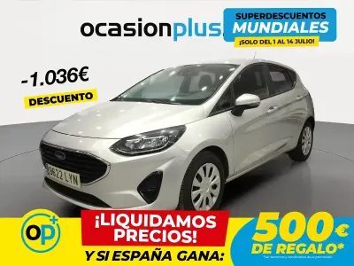 Usado Ford Fiesta Trend 75 CV (55 kW) 2022 Gris Utilitario