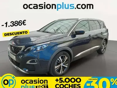 Usado Peugeot 5008 GT-line 131 CV (96 kW) 2018 Azul SUV