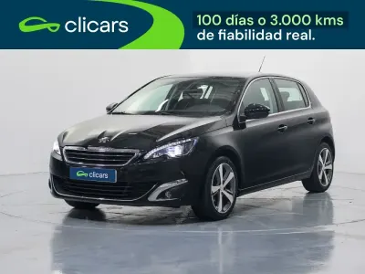 Usado Peugeot 308 Allure 130 CV (95 kW) 2016 Negro Berlina