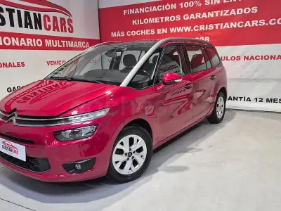 Usado Citroën Grand C4 Picasso Feel 120 CV (88 kW) 2016 Granate Monovolumen