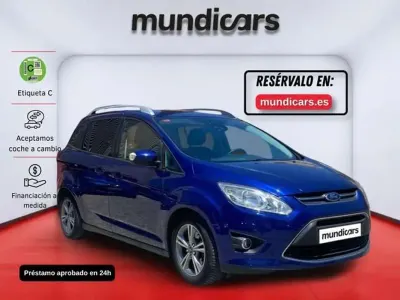 Usado Ford C-MAX Trend 125 CV (91 kW) 2015 Azul Monovolumen