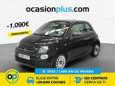 Usado Fiat 500 Lounge 69 CV (50 kW) 2020 Negro Utilitario
