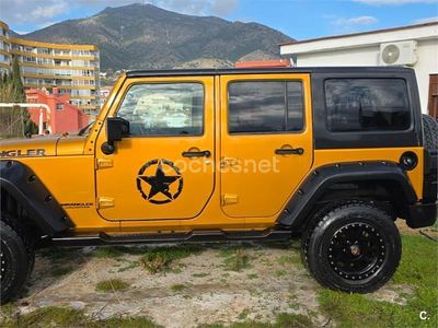Naranja Usado 2015 Jeep Wrangler Unlimited Sahara SUV | 33.000 € (Precio justo)