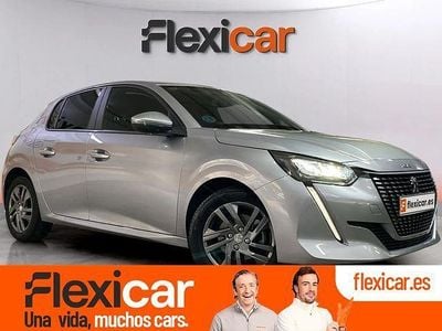 Usado Peugeot 208 Active 100 CV (73 kW) 2021 Gris Utilitario