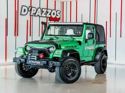 Usado Jeep Wrangler Sport 147 CV (108 kW) 2005 Verde SUV
