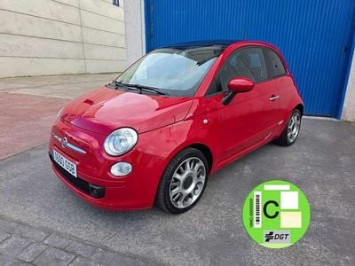 Usado Fiat 500 Sport 101 CV (74 kW) 2009 Rojo Descapotable