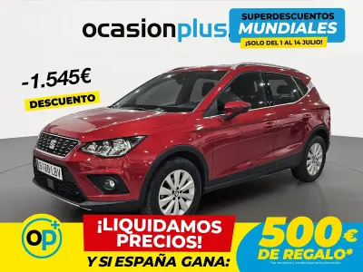 Usado Seat Arona Ecomotive 95 CV (69 kW) 2019 Rojo SUV