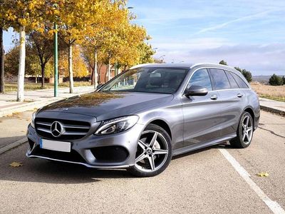 Usado Mercedes C220 170 CV (125 kW) 2018 Gris Berlina