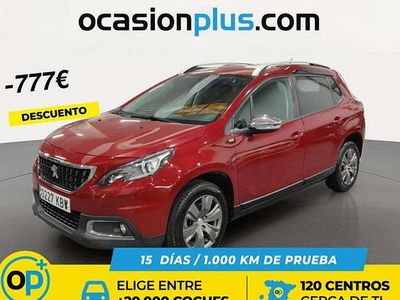 Usado Peugeot 2008 Style 110 CV (80 kW) 2017 Rojo SUV