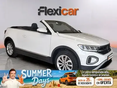 Usado VW T-Roc Cabriolet Style 110 CV (80 kW) 2022 Blanco Descapotable