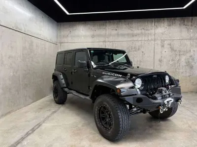Usado Jeep Wrangler Unlimited 284 CV (208 kW) 2018 Negro SUV