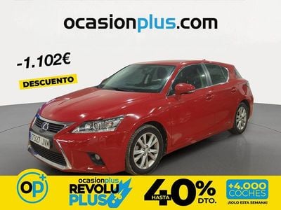 Usado Lexus CT200h Executive Line 136 CV (100 kW) 2016 Rojo