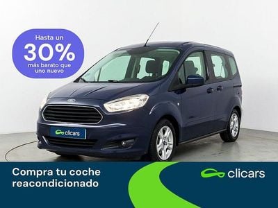 Usado Ford Tourneo Courier Trend 100 CV (73 kW) 2015 Azul Monovolumen