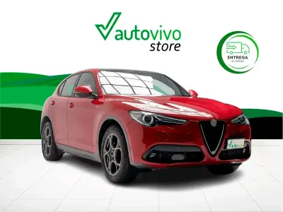 Usado Alfa Romeo Stelvio Ti 210 CV (154 kW) 2022 Rojo SUV
