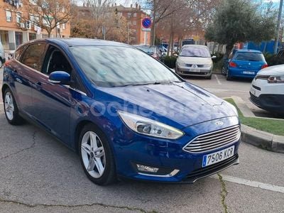 Azul Usado 2017 Ford Focus ST-Line Berlina | 8499 € (Super precio)