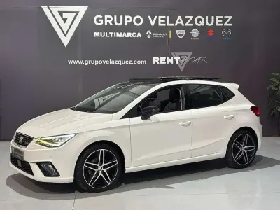 Usado Seat Ibiza FR 110 CV (80 kW) 2018 Blanco Utilitario