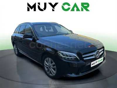 Usado Mercedes C200 160 CV (117 kW) 2019 Negro Familiar
