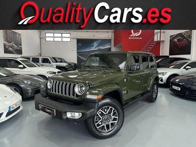 Usado Jeep Wrangler Unlimited Sahara 272 CV (200 kW) 2024 Verde SUV