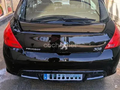 Usado Peugeot 308 Premium 110 CV (80 kW) 2008 Negro Berlina