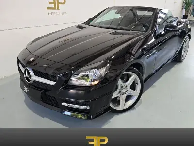 Usado Mercedes SLK200 184 CV (135 kW) 2012 Negro Descapotable