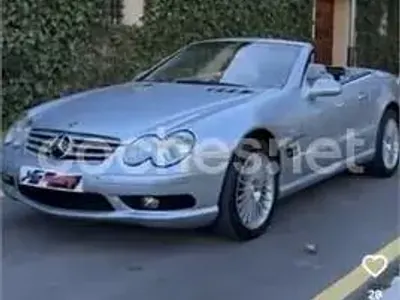 Usado Mercedes SL55 AMG AMG 476 CV (350 kW) 2003 Azul Descapotable